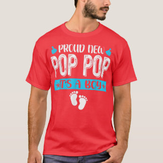 T-shirt Cool Famille Fier Nouveau Pop Pop C'est un garçon 