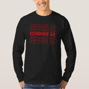T-shirt Cool féministe Af Vintage Inspiré