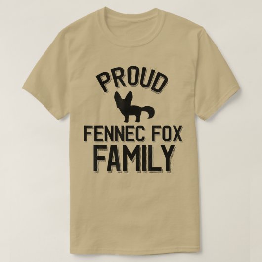 T-shirt Cool Fennec Fo Family Proud Fennec Fo Family  (Design devant)