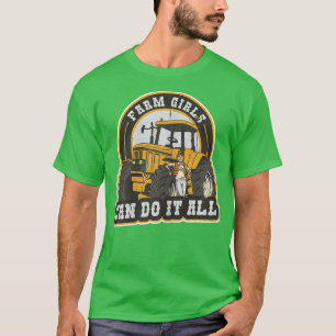 T-shirt Cool ferme design comme motif de fermier amusant p