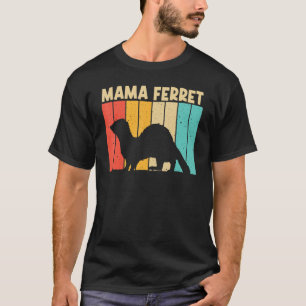 T-shirt Cool Ferret Pour Femmes Filles Ferret Animaux de c