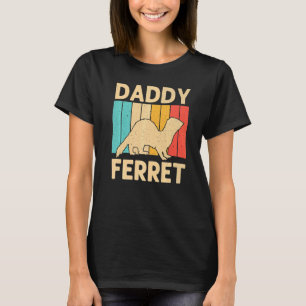T-shirt Cool Ferret Pour Hommes Papa Animal Ferret Proprié