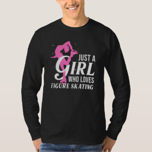 T-shirt Cool Figure Skating For Women Girls Ice Skating Wi