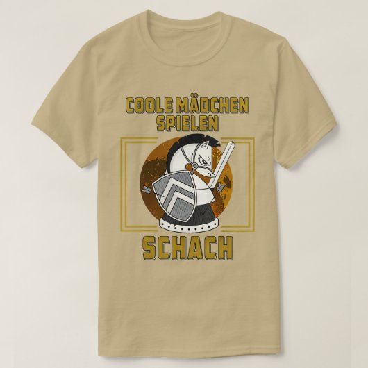 T-shirt Cool Filles Jouer jeu d'échecs Penser sport échecs (Design devant)