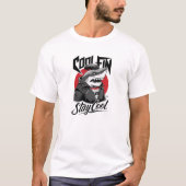 T-shirt cool Fin Shark Illustration (Devant)