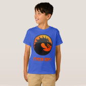 T-shirt Cool Fire Dragon MK Combattre Videogame Terminer (Devant entier)