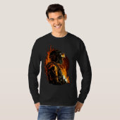 T-shirt Cool Fire Welder Worker (Devant entier)