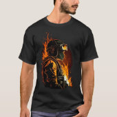 T-shirt Cool Fire Welder Worker (Devant)