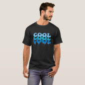 T-shirt Cool Fondre la glace, drôle de typographie (Devant entier)