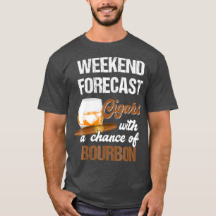 T-shirt Cool For Cigars and Bourbon Lover Gift For