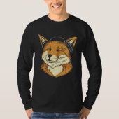 T-shirt Cool Foxes Headphone (Devant)