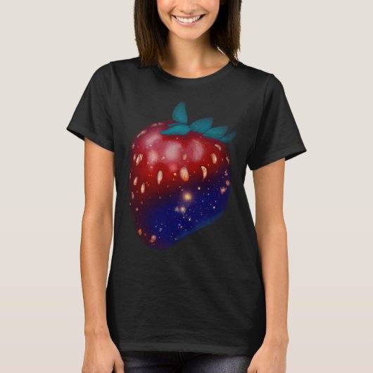 T-shirt Cool fraise fraise galaxie fraise fermier (Devant)