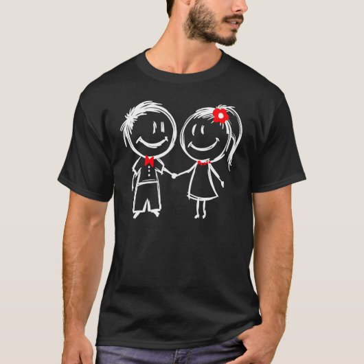T-shirt Cool Friendship Valentine's Day Partnership Friend (Devant)