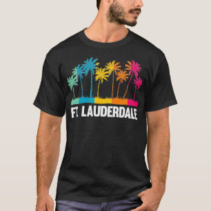 T-shirt Cool FT Lauderdale Beach Floride Cool de plage uni