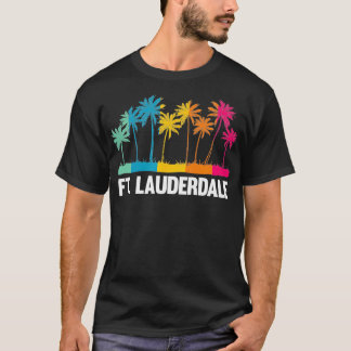 T-shirt Cool FT Lauderdale Beach Floride Cool de plage uni