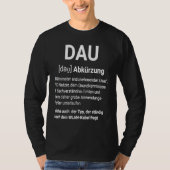 T-shirt Cool fun DAU damper accepting user definition (Devant)
