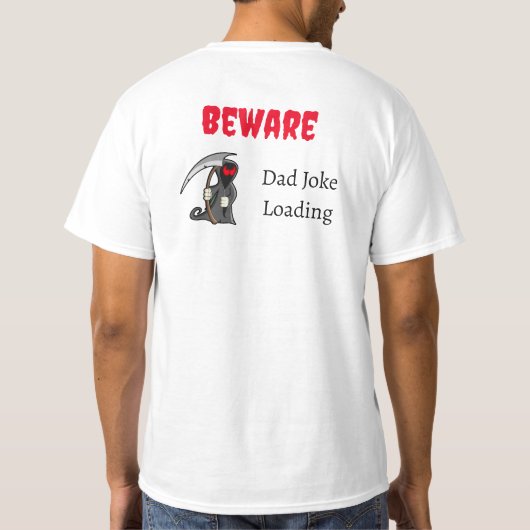 T-shirt Cool Funny Papa Joke Design (Dos)