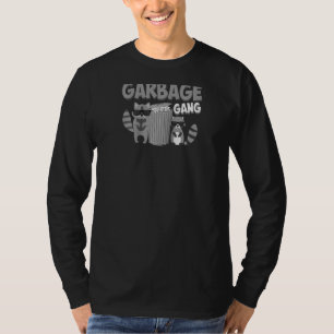 T-shirt Cool Garbage Gang Raccoons Funny Animal Trash Squa