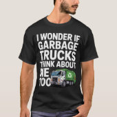 T-shirt Cool Garbage Truck Design For Men Women Trash Garb (Devant)