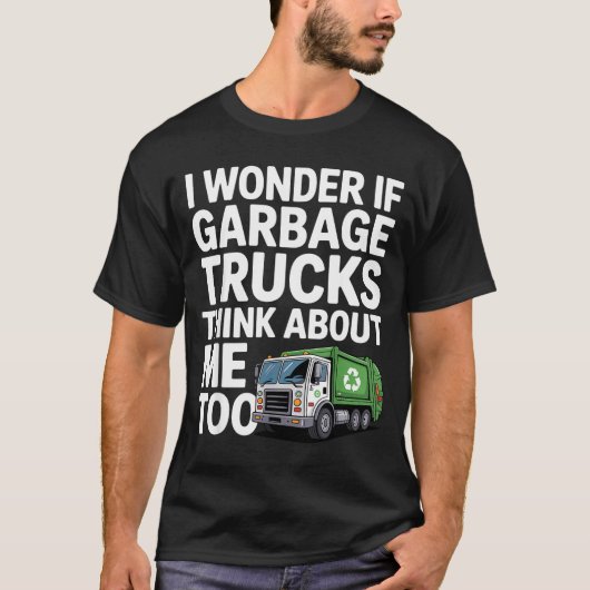 T-shirt Cool Garbage Truck Design For Men Women Trash Garb (Devant)