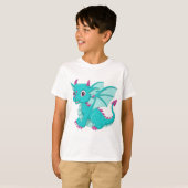 T-shirt cool garçon dragon (Devant entier)