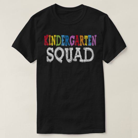 T-shirt Cool Gardergarten Squad Amusants Enfants Étudiants (Design devant)