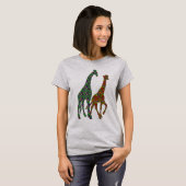 T-shirt cool giraff conception giraff sauvage (Devant entier)