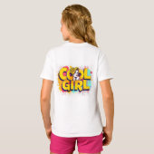 T-shirt Cool Girl  (Dos entier)