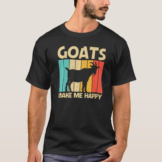 T-shirt Cool Goat For Men Women Goat Farmer Farming (Devant)