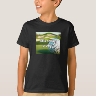 T-shirt Cool Golf Ball Amusant Unique Enfants Chemise