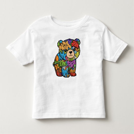 T-shirt cool Graffiti Bear Kids' (Devant)