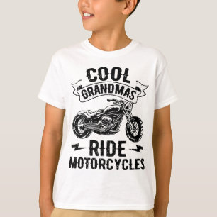 T-shirt Cool Grand-Mêmes Ride Motos Amateurs de moto R
