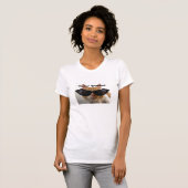 T-shirt Cool Grand-Mère Chat Trop Cool (Devant entier)