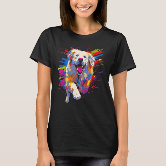 T-shirt Cool Great Pyrenees Dog (Devant)