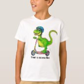 T-shirt Cool Green Dinosaur (Devant)
