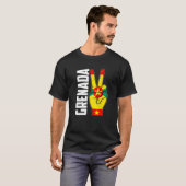 T-shirt Cool Grenada Flag Patriotic (Devant entier)