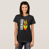 T-shirt Cool Grenada Flag Patriotic (Devant entier)