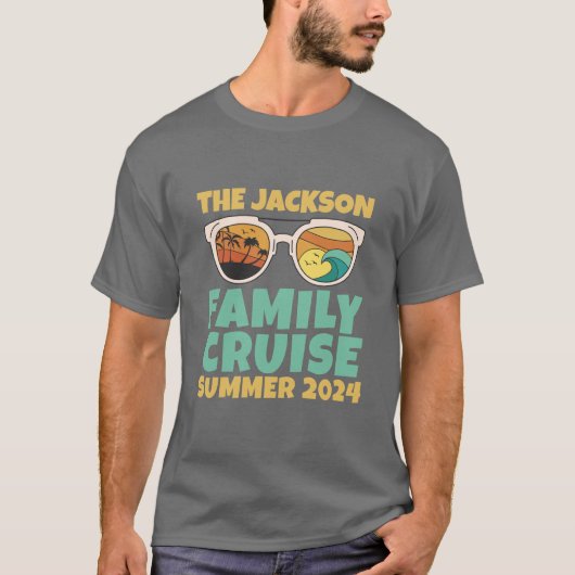 T-shirt Cool Groupe de jumelage Famille Croisière Voyage d (Devant)