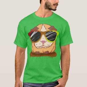T-shirt Cool guinea pig with sunglasses