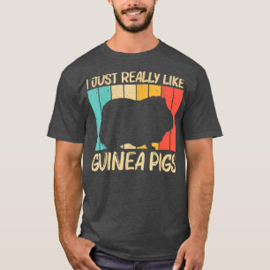 T-shirt Cool Guinée Pig Design For Men Women Cavy Pet Rode