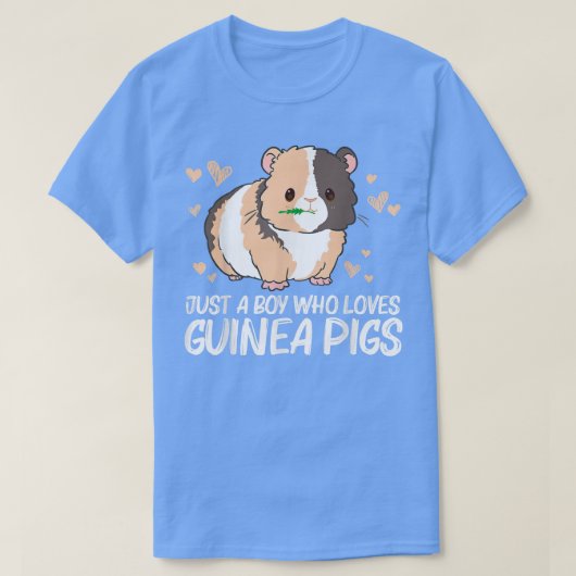 T-shirt Cool Guinée Pig For Boys Kids Wheek Fluffy Cavy Pe (Design devant)