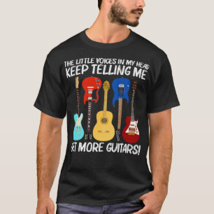 T-shirt Cool Guitar Design For Men Women Band Player Music