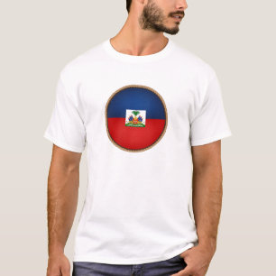 T-shirt Cool Haïti Drapeau Sceau