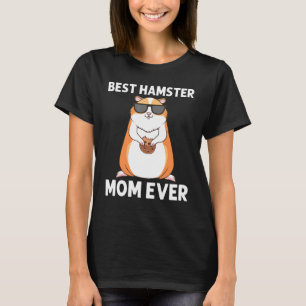 T-shirt Cool Hamster Pour Femmes Maman Syrien Dwarf Rodent