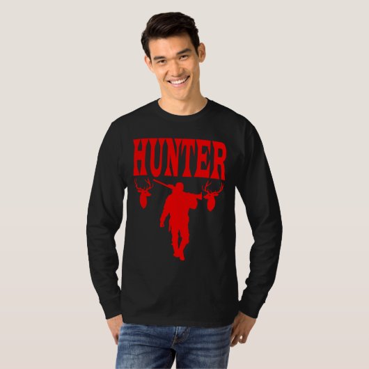 T-shirt Cool hunter design ideal for people who hunt. (Devant entier)