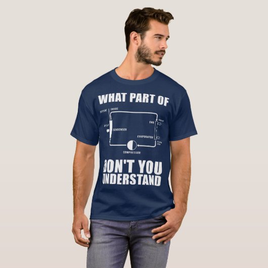 T-shirt Cool HVAC Design Pour Hommes Femmes Climatisation (Devant entier)