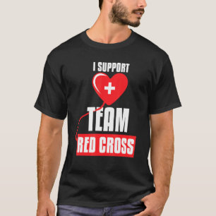 T-shirt Cool I Soutien de l'équipe Croix-Rouge S'occuper d