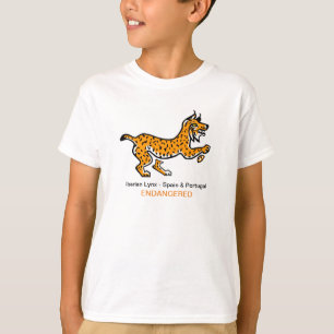 T-shirt Cool Ibérique LYNX- Faune - Graphique animal -