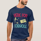 T-shirt cool ici cornhole word art (Devant)