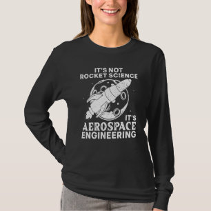 T-shirt Cool Ingénieuse Aérospatiale Pour Hommes Femmes Cr